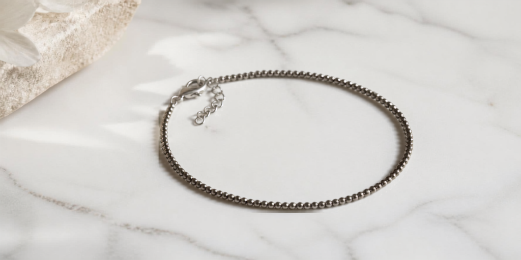 Midas Step — Pyrite anklet