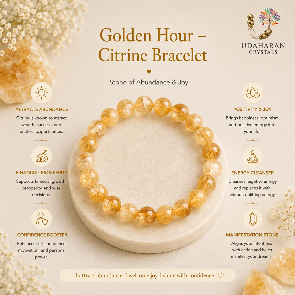Golden Hour — Citrine Bracelet