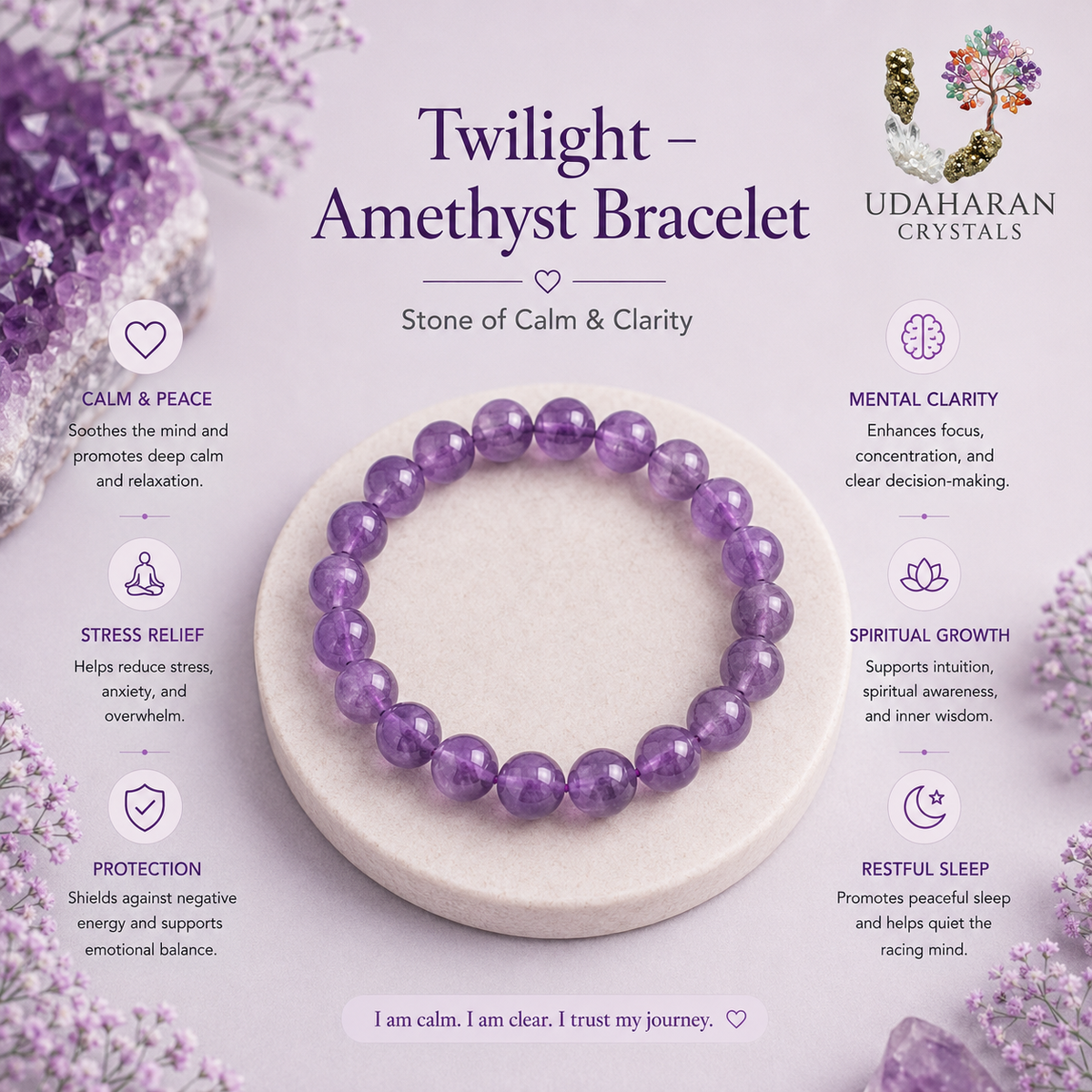 Twilight — Amethyst Bracelet