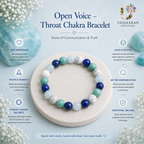 Open Voice — Throat Chakra Bracelet
