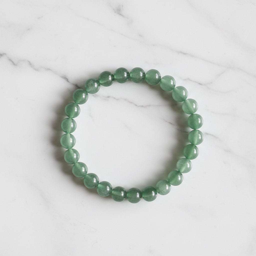 Lucky Leaf — Green Aventurine Bracelet
