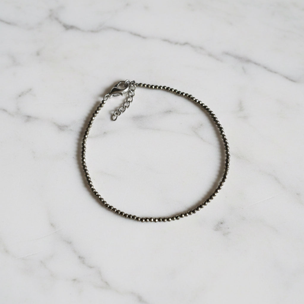 Midas Step — Pyrite anklet